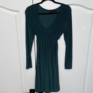 The Limited Deep Teal Long Sleeve Dress